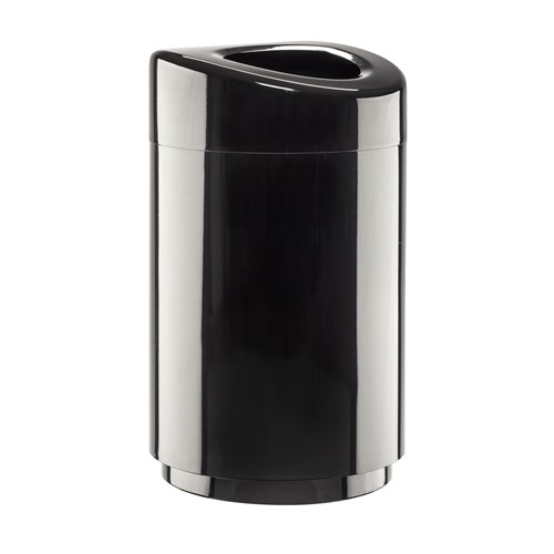  Safco, Onyx Large Capacity 9 Gallon Trash Can, Round